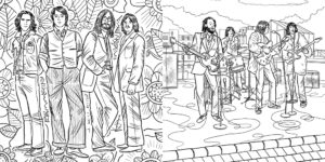 The Beatles Coloring Book-Adult Coloring Book: Join the Fab Four