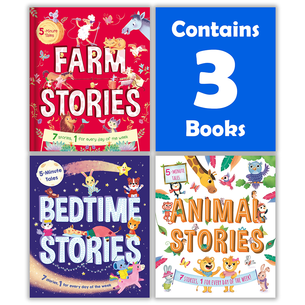 Five Minute Stories 3 Book Bedtime Treasury Igloo Books 