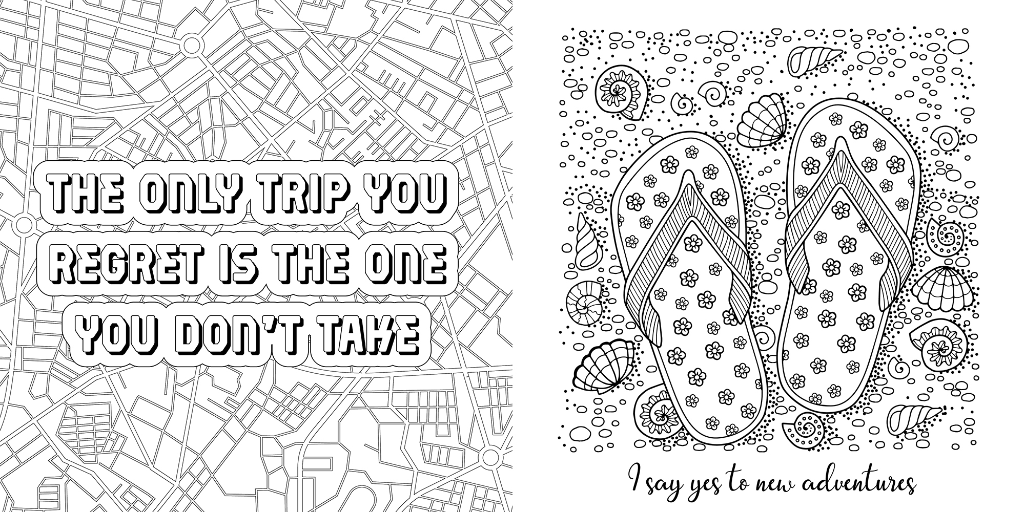 The One and Only Colouring Book for Travelling Adults: A Review