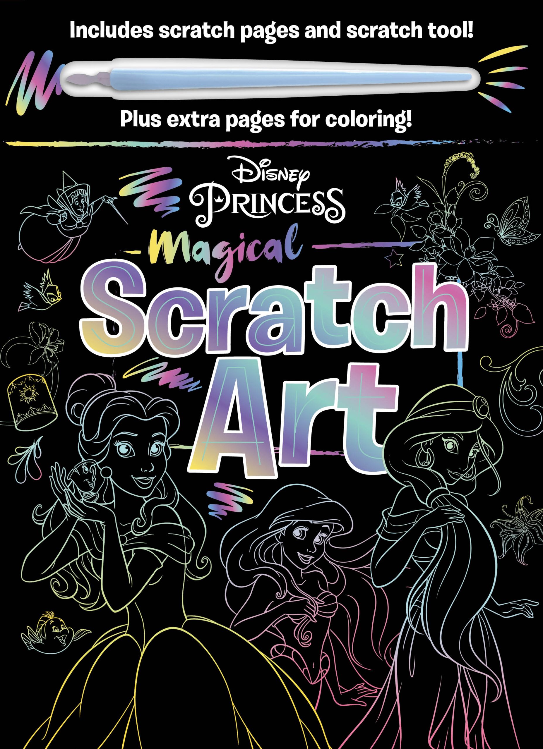 Disney Adult Scratch Art Book Nice scratch art Princess
